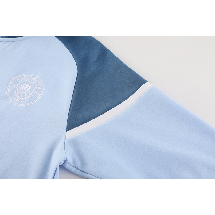 Chaqueta con Capucha del Manchester City 24-25 Azul - Haga un click en la imagen para cerrar